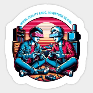 VR Bros Sticker